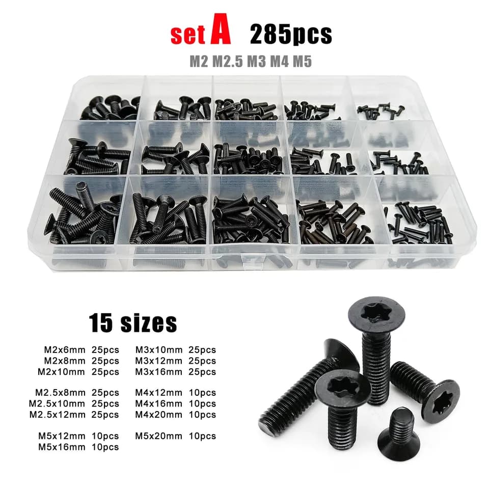 Torx Deck Screws | M2-M5 Assortment Kit | 304 Stainless Steel - Thumbnail 3