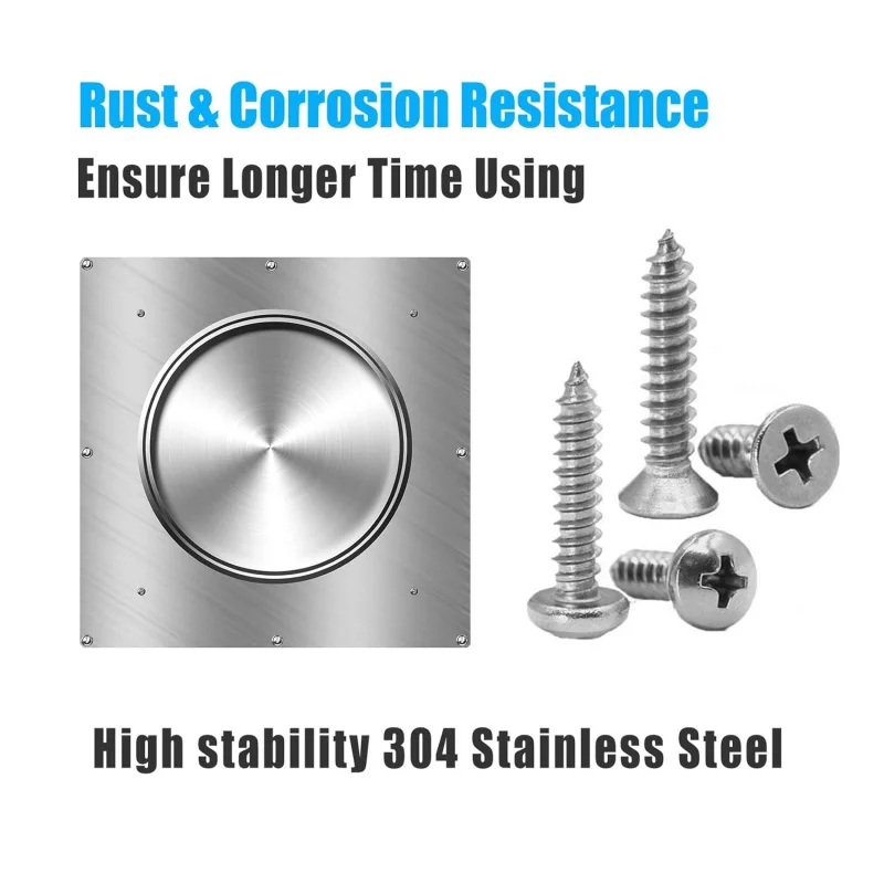 Stainless 304 Steel Wood Screws Assortment M3-M6 | Phillips Truss & Flat Head | Decking & Drywall Fixings - Thumbnail 6