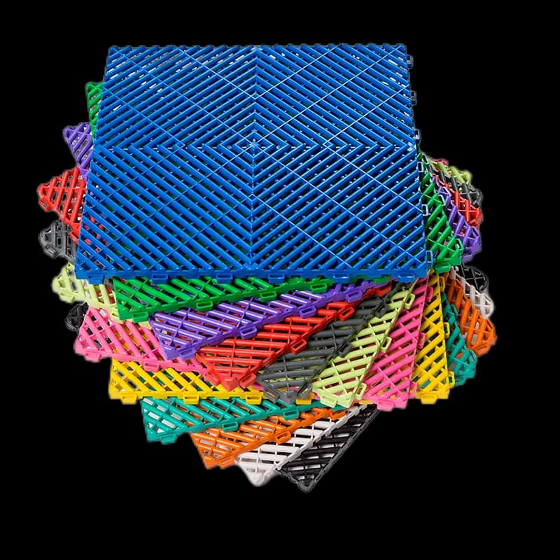 Modular Rubber Floor Matting | Interlocking PVC Tiles | Workshop & Garage Flooring - Thumbnail 6