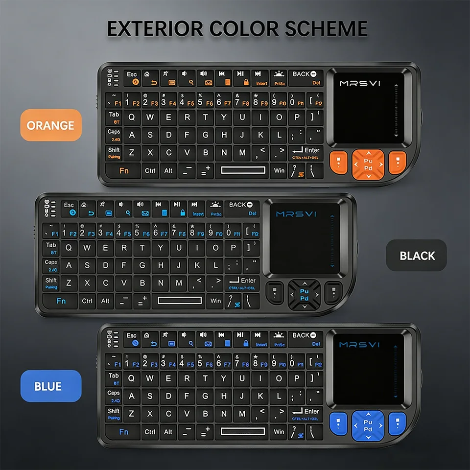 A8 PLUS Wireless Keyboard | Backlit 2.4GHz & Bluetooth 5.0 | For Android TV, Mac, Laptop - Thumbnail 6