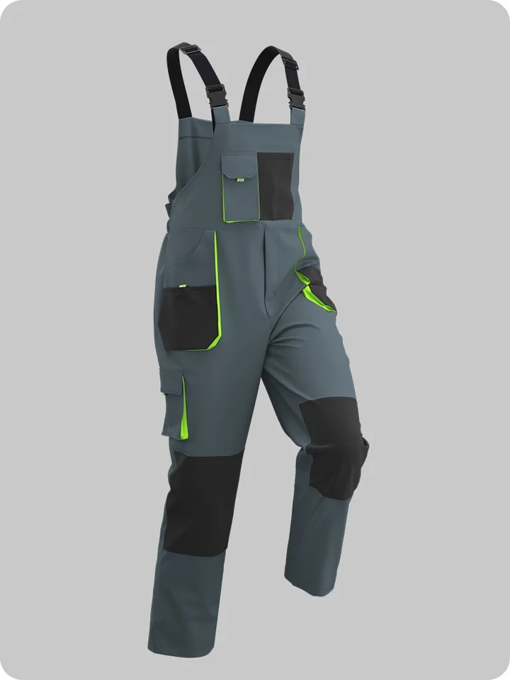 Men's Bib & Brace Overalls, single product on a plain light grey background.