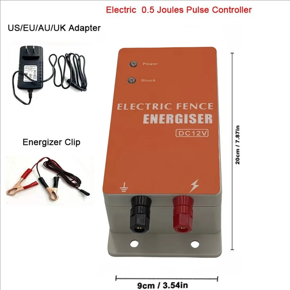0.5-1.5J Solar Electric Fence Energiser | Low Impedance | Animal Control - Thumbnail 3