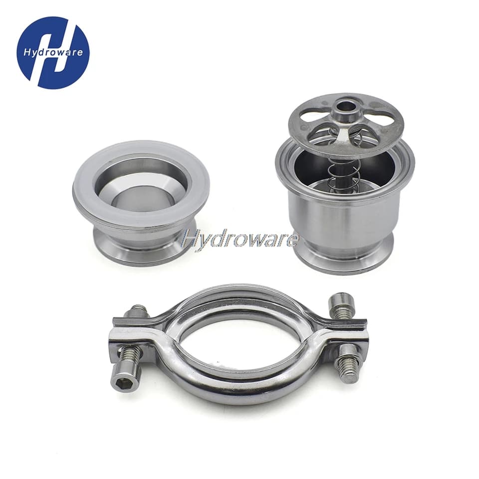 Sanitary Double Check Valve 19-102mm SUS304/316L | Vertical Non-Return | Brewery Grade - Thumbnail 8