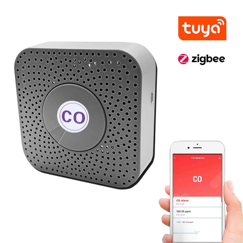 ZigBee Carbon Monoxide Detector | Portable CO Tester | Air Quality Sensor - Thumbnail 2
