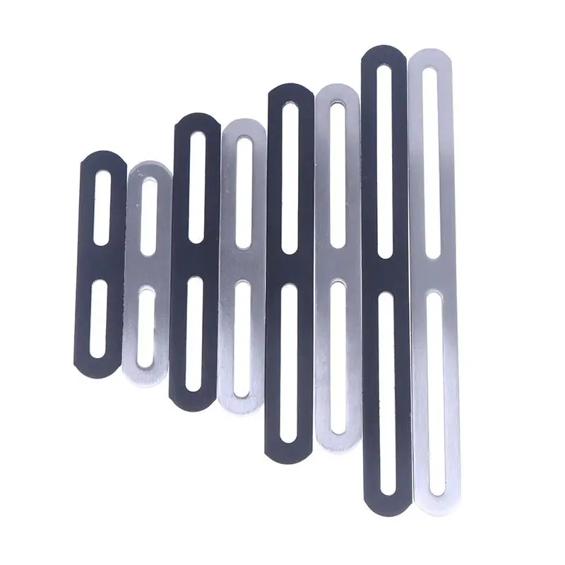 Angle Brackets | 180-Degree Mending Plate | Black Thickened Steel - Thumbnail 6