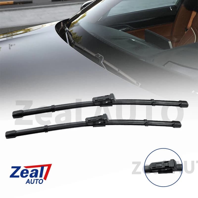 26 Inch Front Wiper Blade Set | All-Weather Windscreen Wipers | For Peugeot 208 - Thumbnail 2
