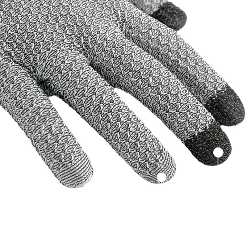 Cut-Resistant Touchscreen Gloves | Food-Grade Safety | Industrial Slaughter & Fish Prep - Thumbnail 7