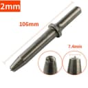 2mm semi-hollow head