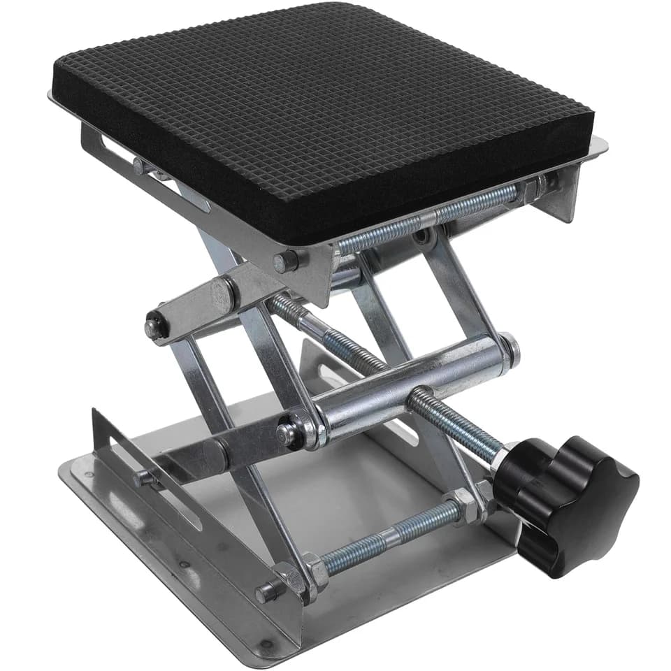 Stainless Steel Scissor Jack | Lab Support Platform | Adjustable Height Workbench Lift - Thumbnail 5