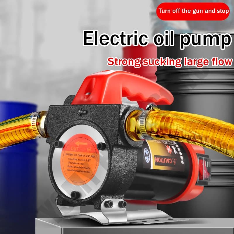 12V Power Steering Pump | Automatic Fuel Transfer 12GPM | Diesel Dispenser - Thumbnail 3