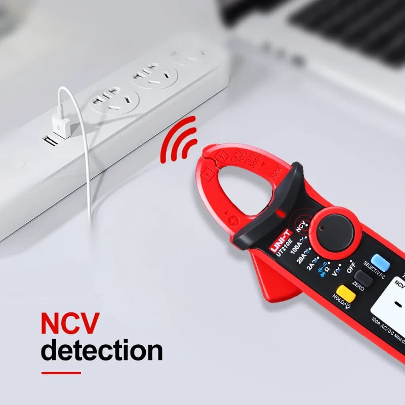 UNI-T UT210E AC/DC Clamp Multimeter | NCV Ammeter | Electrician Tool - Thumbnail 4