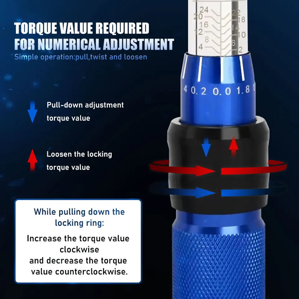 Torque Wrench | 15pc Hex Ratchet Set | Bike Repair & Maintenance Kit - Thumbnail 5