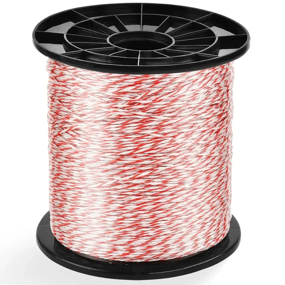 for Electric Fence Energiser | 500m Steel Conductor Rope | For Livestock - Thumbnail 2
