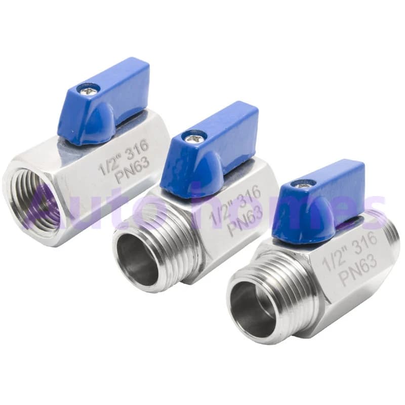Mini Float Valve, SS304/316 BSP F/M | 2-Way Stainless Steel Ball Valve | Industrial/Brewery - Thumbnail 4