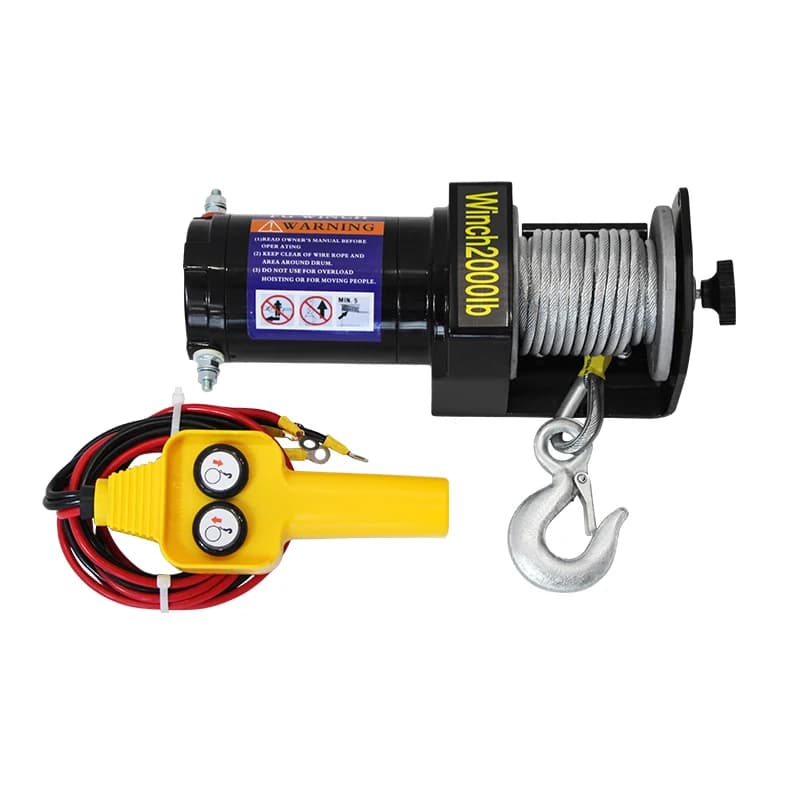 12V/24V Off-Road Winch | Waterproof Electric Hoist | Vehicle Recovery & Self-Help System
