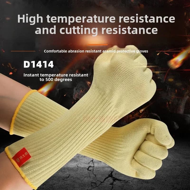 Heat Resistant Gloves | 300-500°C Cut & Wear Resistant | Kevlar Fibre - Thumbnail 5