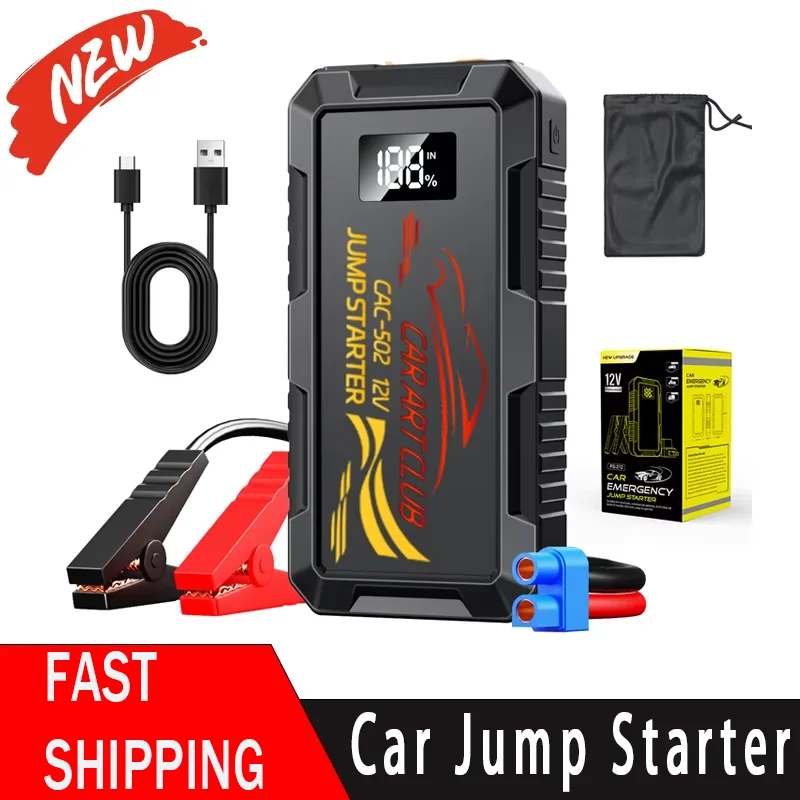 6000A Portable Jump Starter | 12V Car Emergency Booster | Industrial-Grade Starting Device - Thumbnail 2