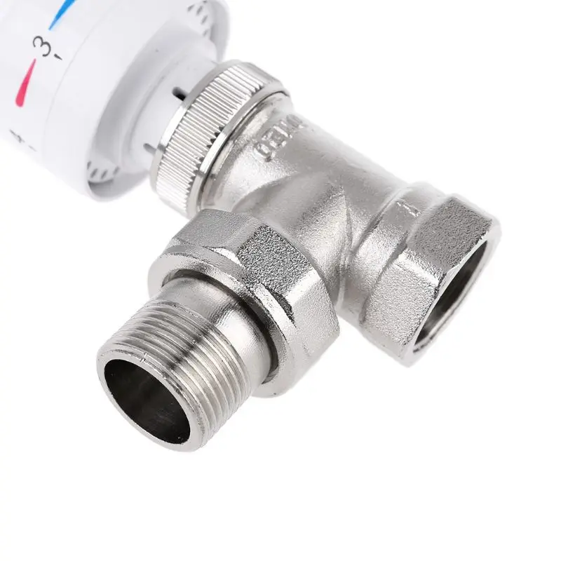 Thermostatic Radiator Valve | Angle Body DN15 | Floor Heating Control - Thumbnail 5