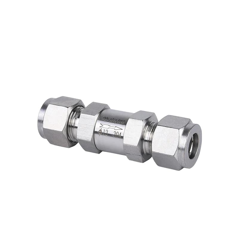 Stainless Steel Double Check Valve | 3-18mm OD Tube | Water & Gas Non-Return - Thumbnail 6