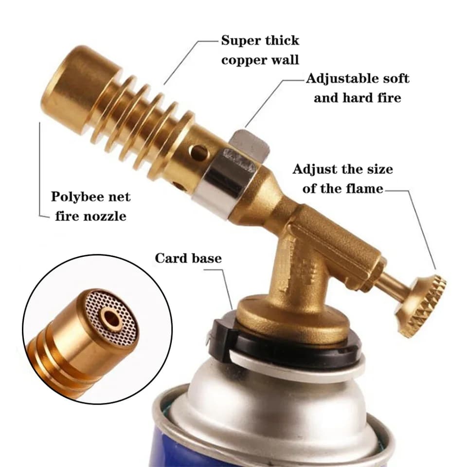 Blow Torch | Auto-Ignition Butane Gas Burner | Soldering & Camping - Thumbnail 2