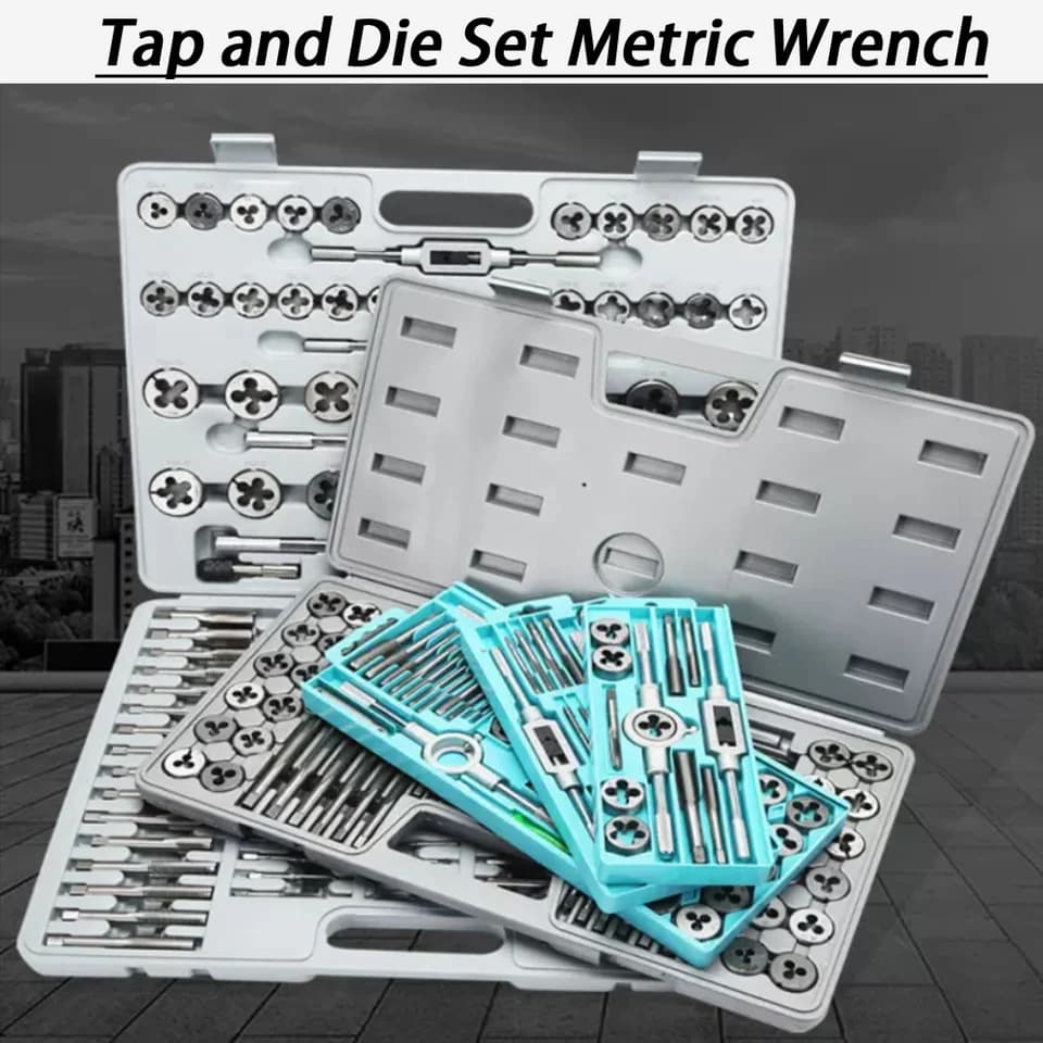 and Die Set | M3-M12 Metric Threads | Tungsten Carbide Hand Tool - Thumbnail 5