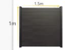 1x1.5m