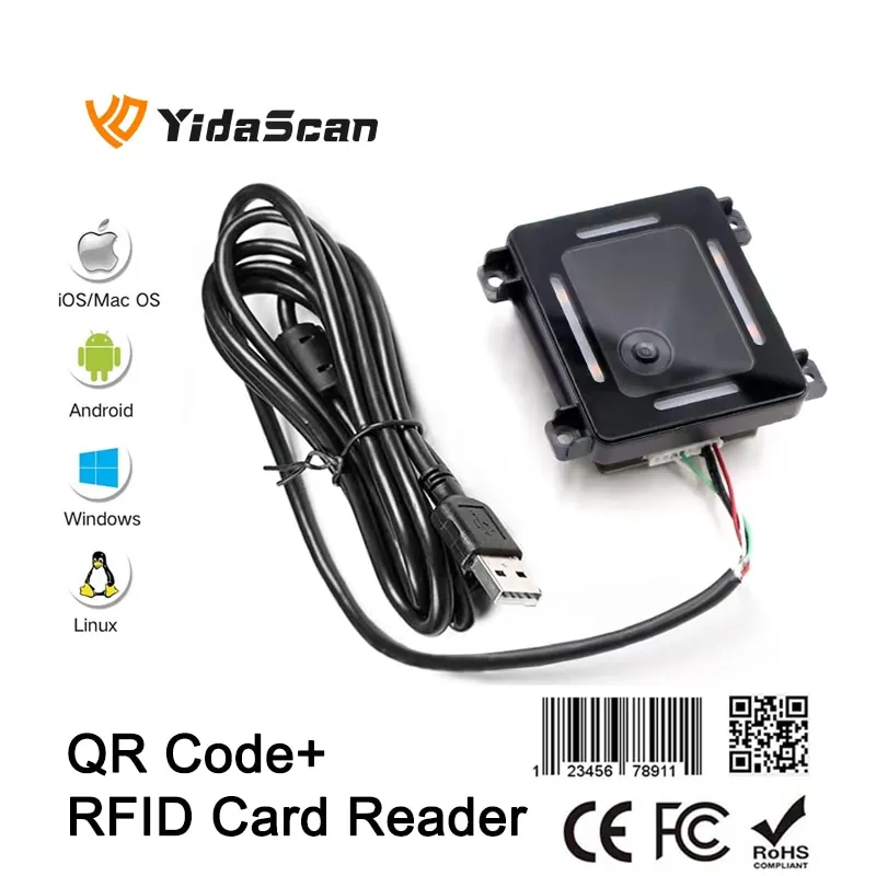 FM700B Barcode Scanner | RFID & NFC Reader | Access Control for Kiosks - Thumbnail 7