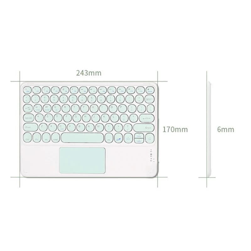 Wireless Keyboard with Touchpad | Multi-language for iPad Pro/Air, Android & Windows Tablets - Thumbnail 7