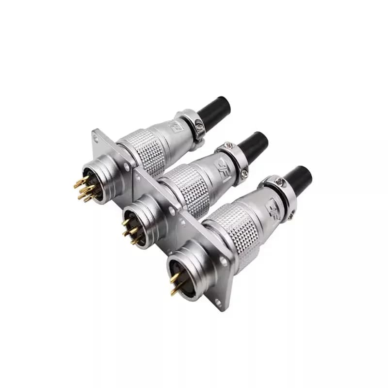 Aviation Connector Plug | 2-12 Pin PLS20 Series | 20mm Opening Diameter - Thumbnail 5