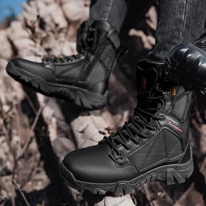 Men's Steel Toe Cap Boots | Waterproof Safety Footwear | Anti-Slip Workwear - Thumbnail 5