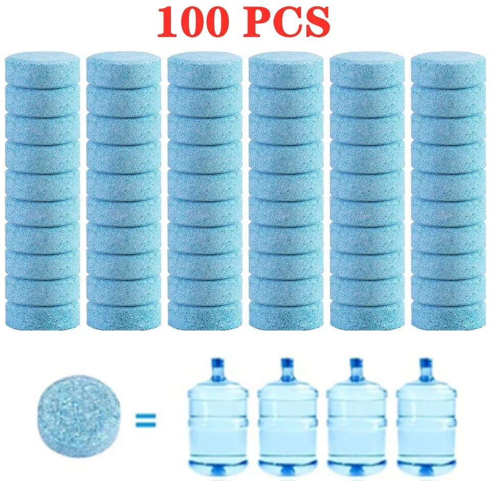 Car Brake Cleaner Spray | Windscreen Washer Tablets | Concentrated Effervescent Cleaner - Thumbnail 2