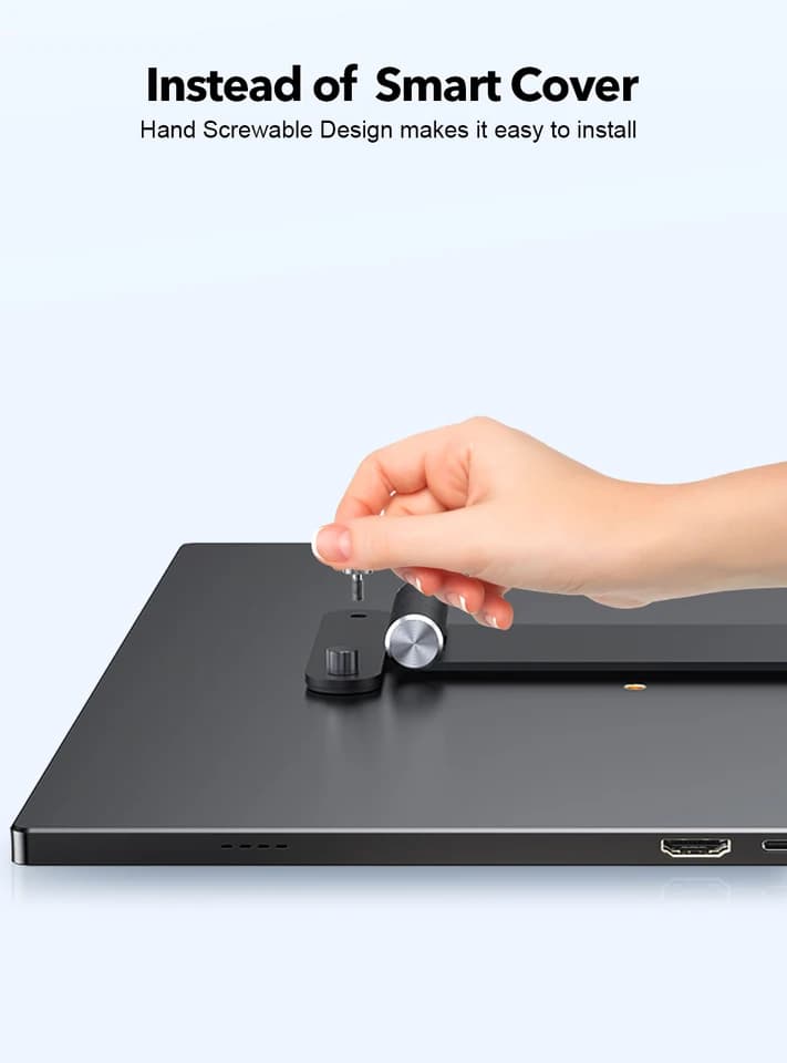 Portable VESA Monitor Stand | 7-17.3" Freestanding Desk Mount | Swivel/Tilt/Rotate - Thumbnail 2