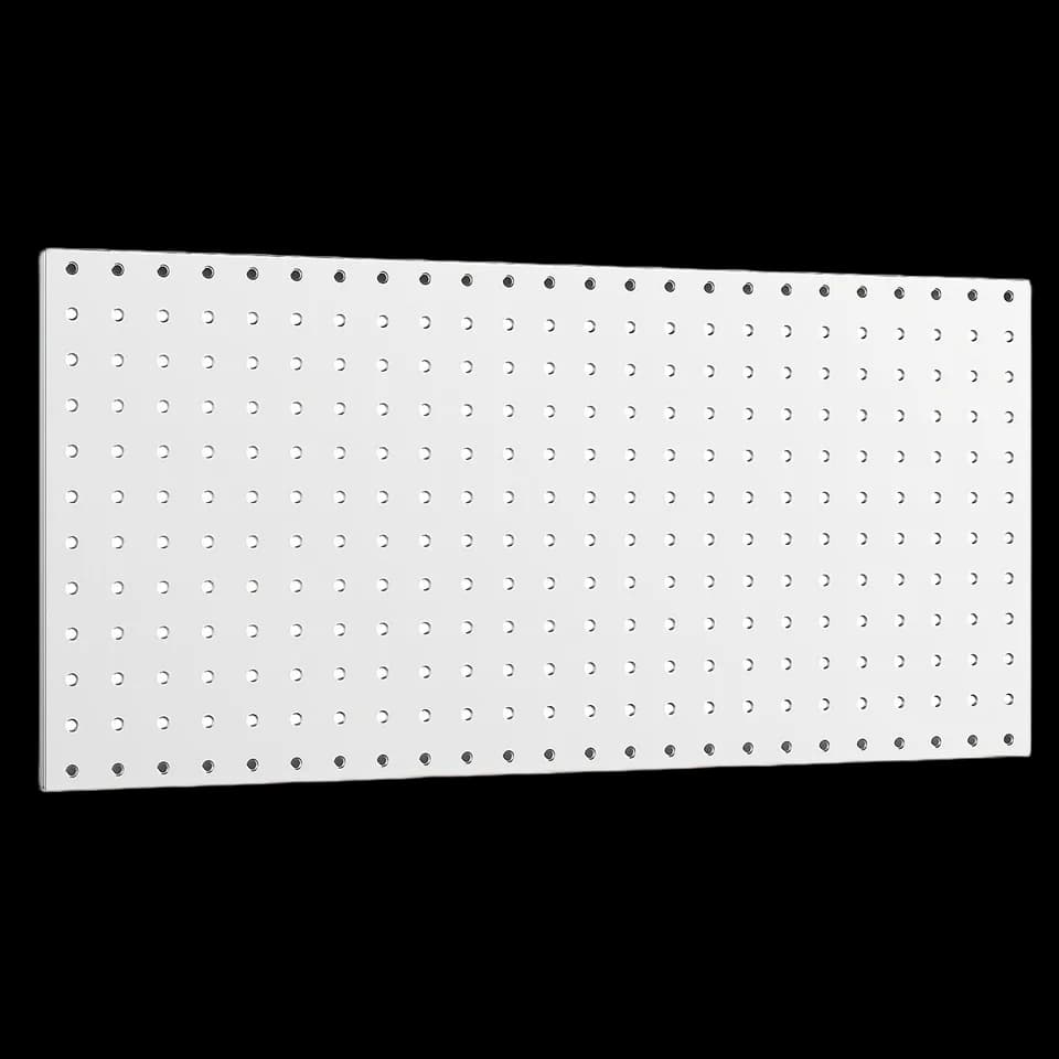 2pc 24x12 Inch Metal Pegboard Organiser | Wall-Mounted Storage | Multi-Room Use - Thumbnail 4