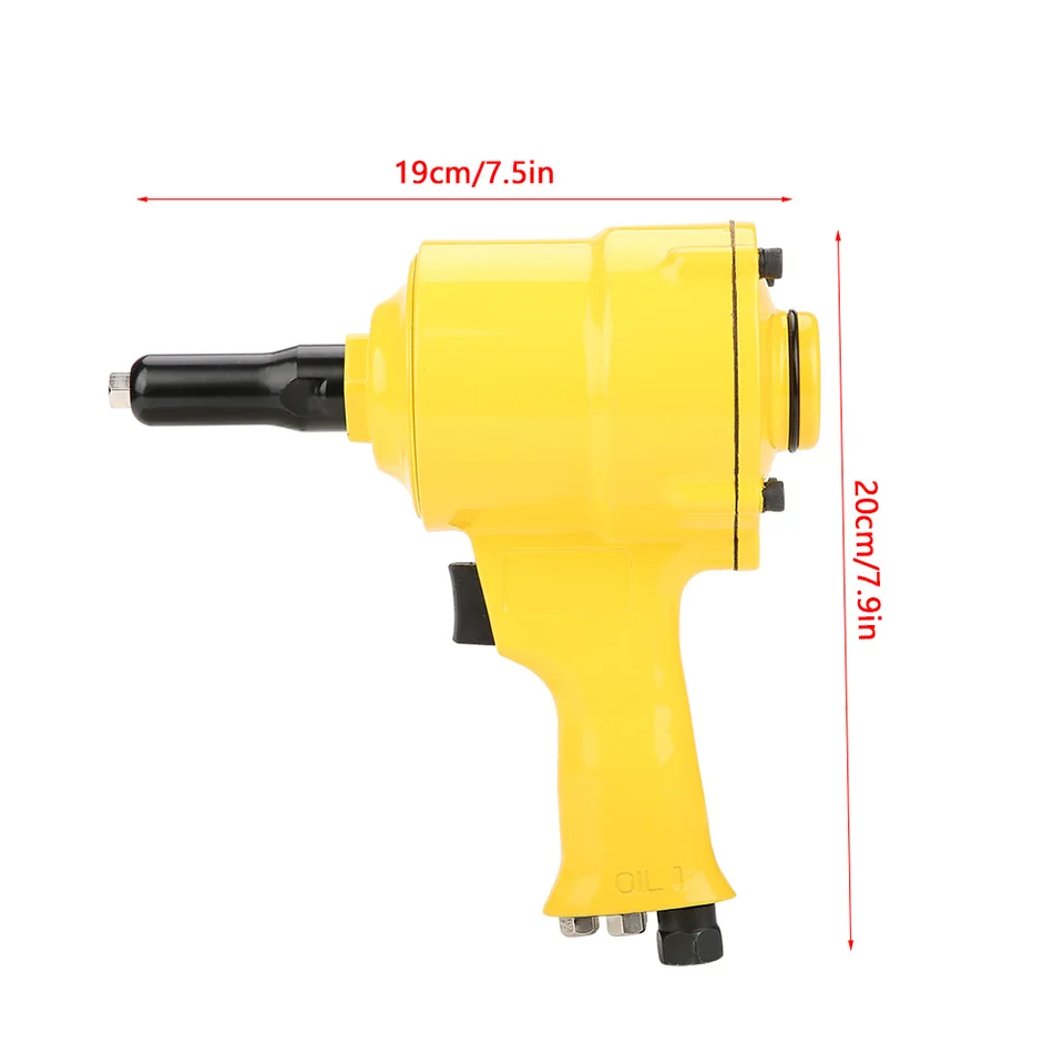 KP-705P Pneumatic Rivet Gun | Pistol Grip | 2.4-4.8mm Rivets - Thumbnail 4