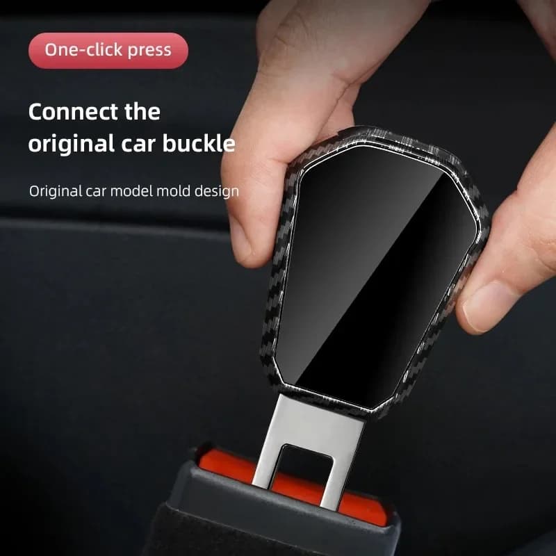 Seat Belt Extender | Flexible Strap with Safety Buckle Clip - Thumbnail 2