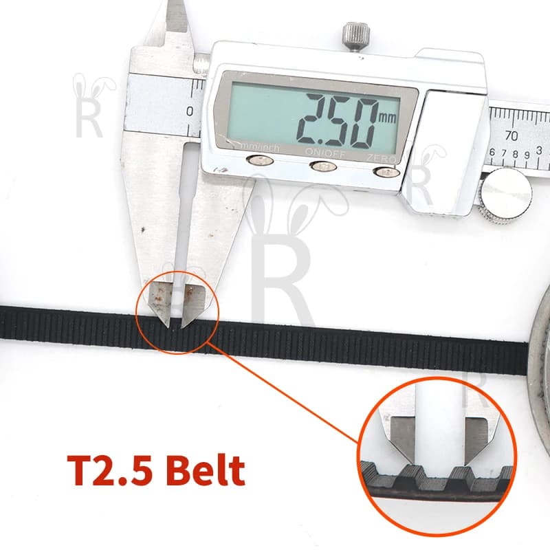 T2.5 Timing Belt | 65-480mm Length, 6-20mm Width | Industrial Synchronous Drive - Thumbnail 5