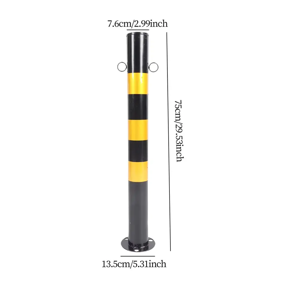 Bollard for Parking | 75cm H Protection | Sturdy Barrier - Thumbnail 6