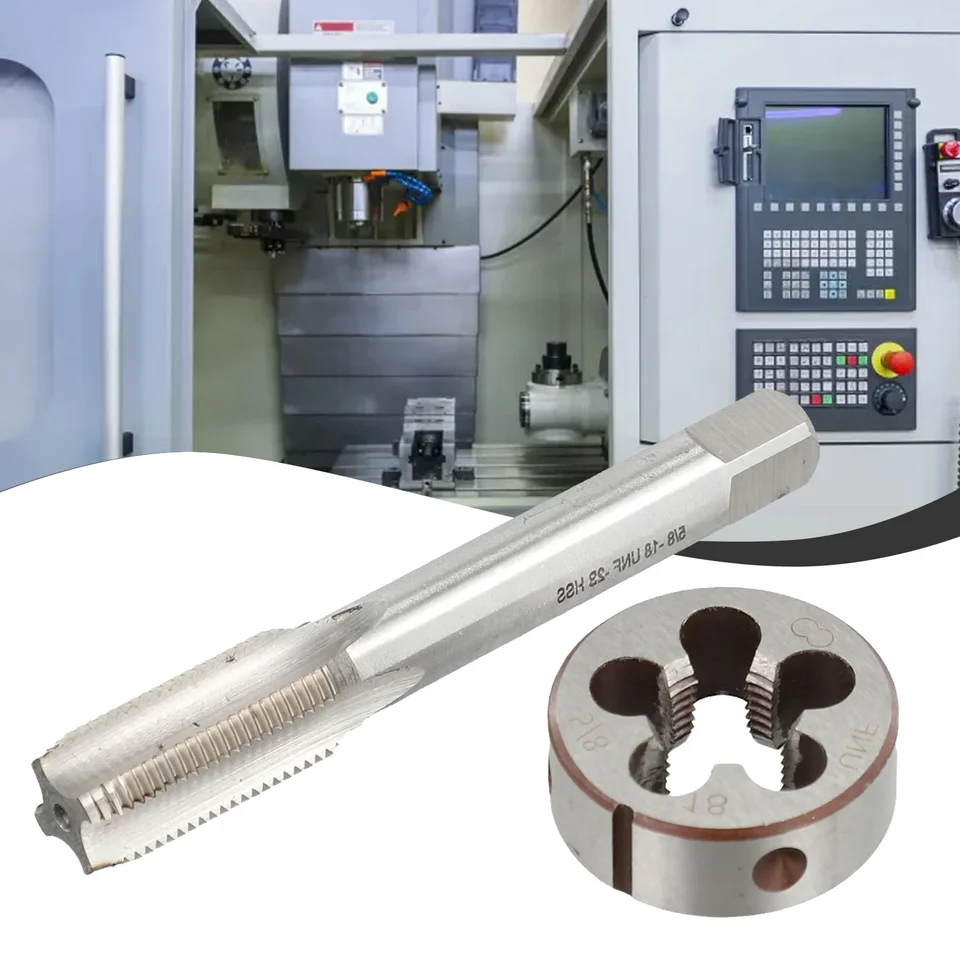 5/8-18 UNF Tap & Die Set | HSS Right Hand Threading Tool | Metalworking & CNC - Thumbnail 4