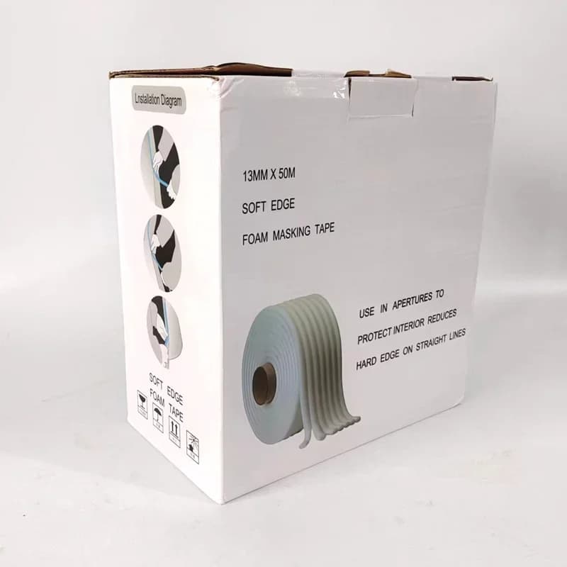 Masking Tape | Soft Edge for Blending | 13mm Car Paint Overspray - Thumbnail 7
