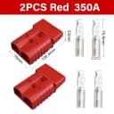 2PCS Red 350A