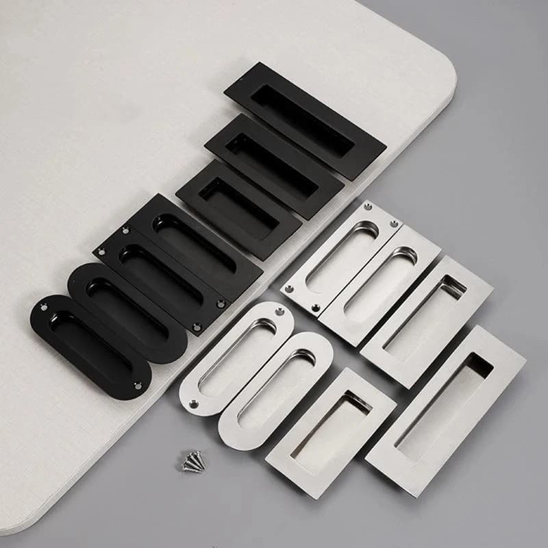 Sliding Door Handle | 2025 Stainless Steel DIY | Built-in Furniture Drawer Pull Tool - Thumbnail 2