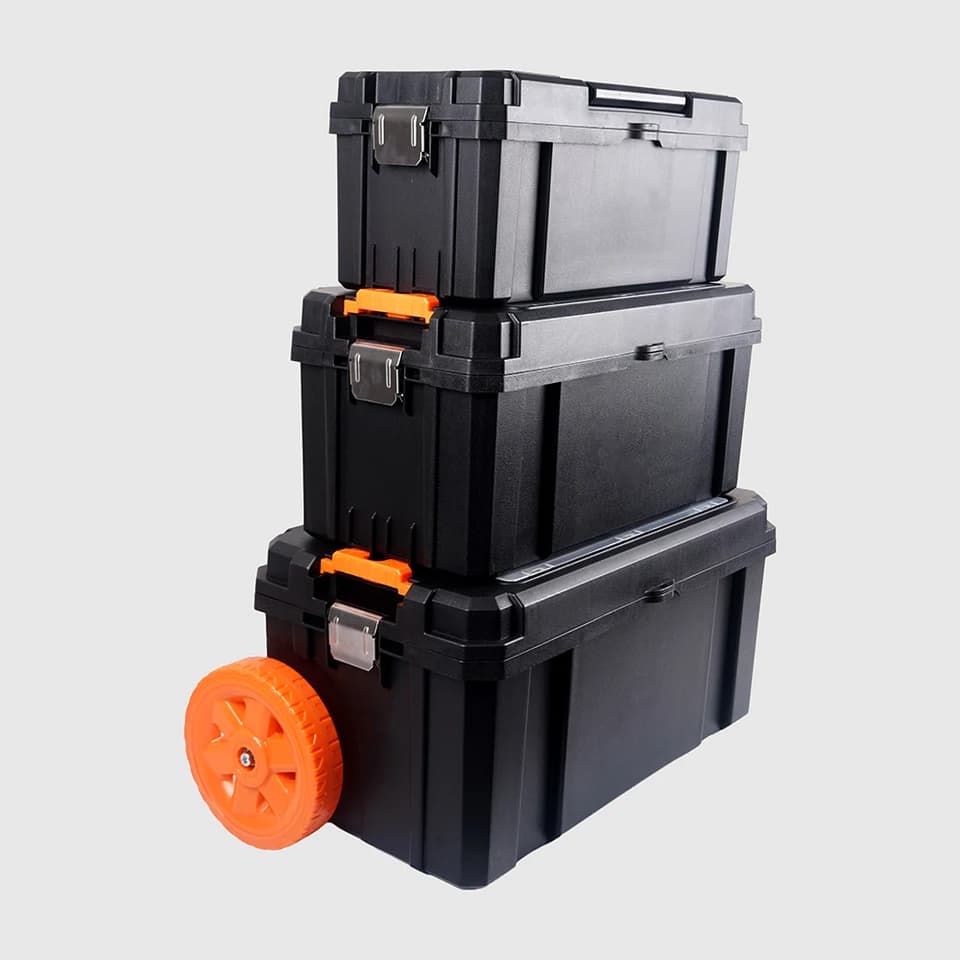 Portable Tool Box Set 17"/19"/21" | Stackable & Multi-functional | Industrial Tool Storage - Thumbnail 2