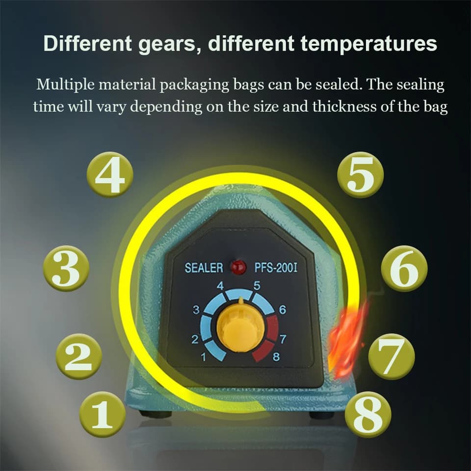 Heat Sealer | Impulse Sealing Bar | 20cm, 30cm & 40cm Sizes - Thumbnail 3