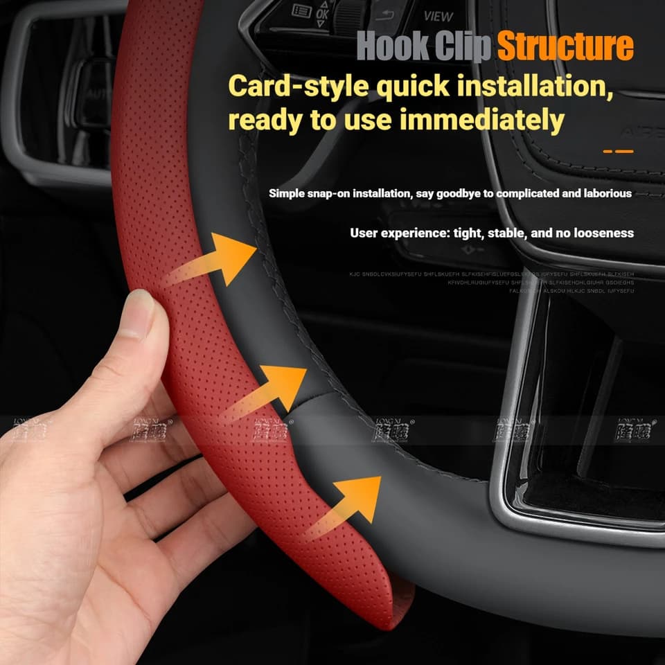 Wheel Covers | Snap-On Leather | For Mazda 3, 5, 6, CX5, CX9 - Thumbnail 4