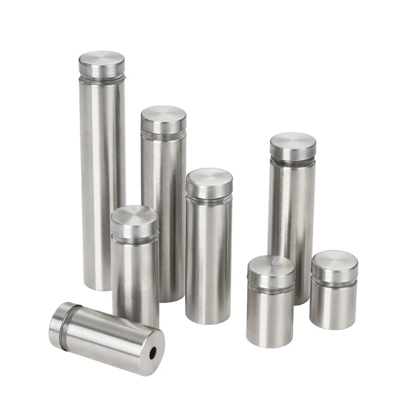 Ladder Standoff Glass Fasteners | 12mm Stainless Steel | Billboard Fixing Screws - Thumbnail 5
