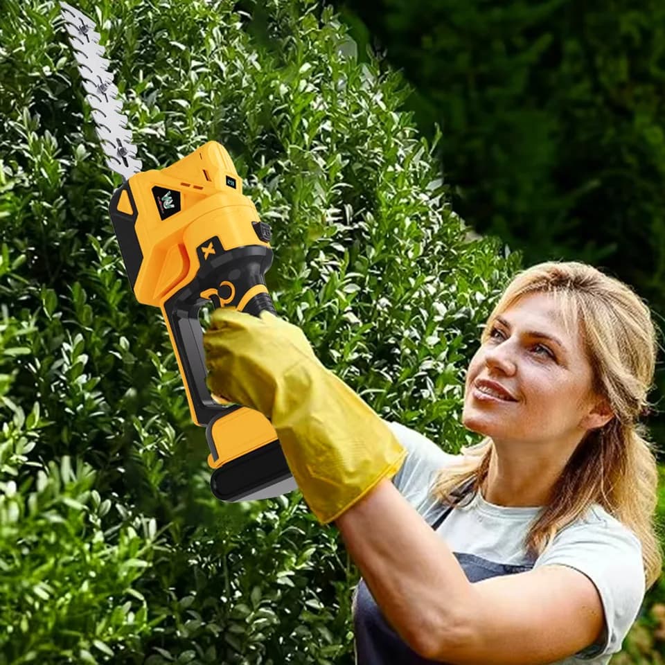 2-in-1 Cordless Hedge Trimmer Kit | Electric Pruning & Grass Trimmer | For DeWalt 20V - Thumbnail 6