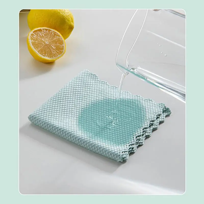 Glass Cleaning Cloths for Glass | Absorbent Microfibre | Streak-Free Shine - Thumbnail 6