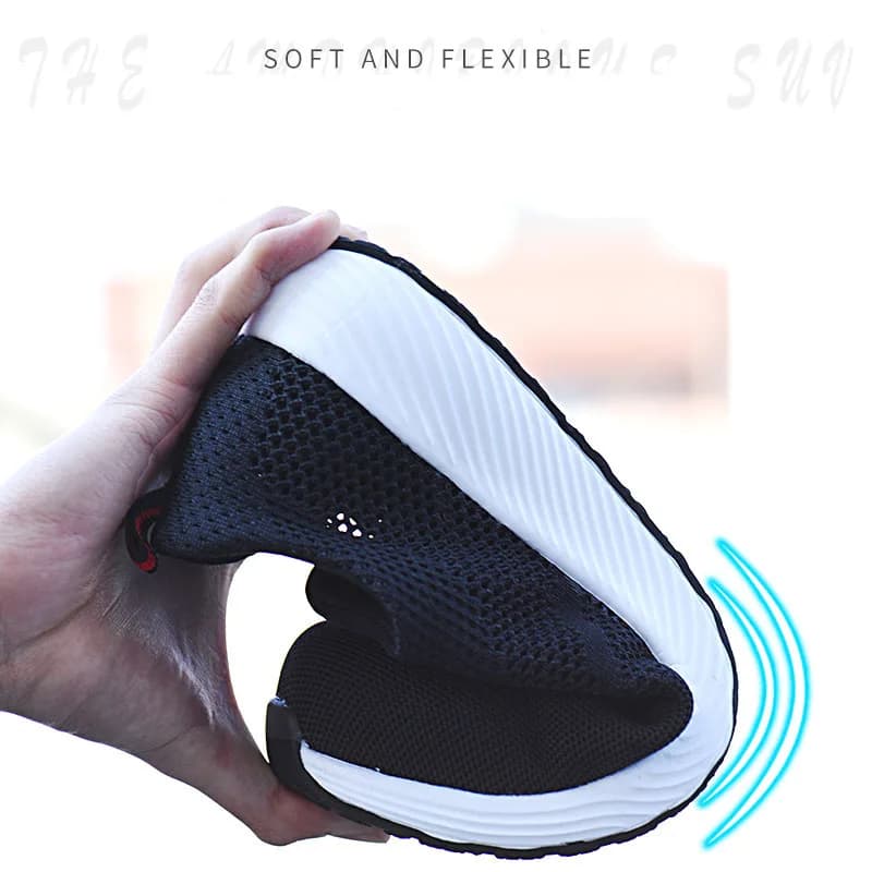 Safety Shoes Men | Breathable Steel Toe Work Boots | Puncture-Proof - Thumbnail 7