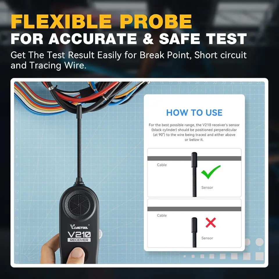 Spark Plug Gap Tool | Electrical Circuit Tracer | DC 6-42V Tester - Thumbnail 4