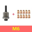 M6 10 Nuts
